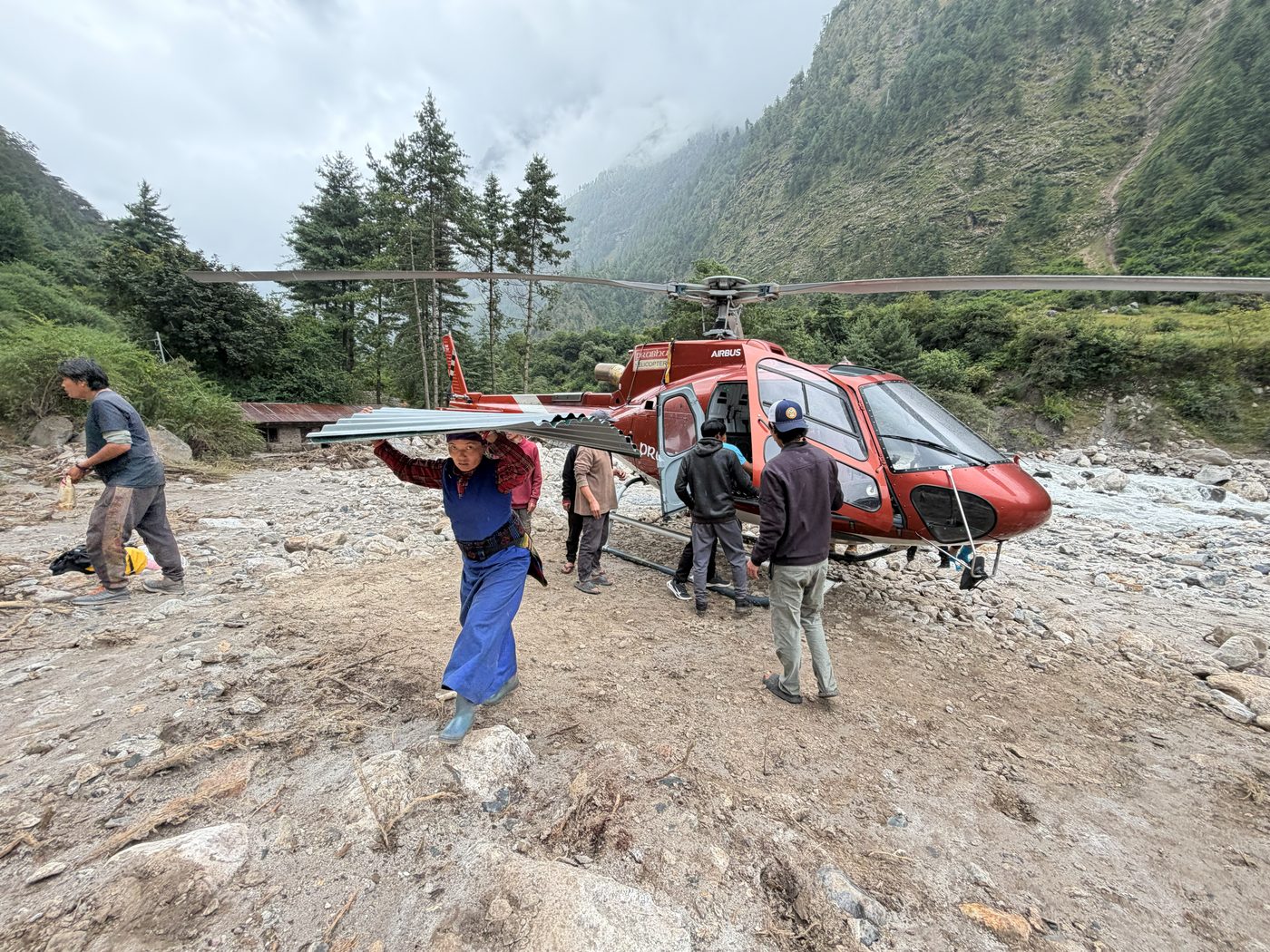 Namrung flood relief &mdash; photo 9
