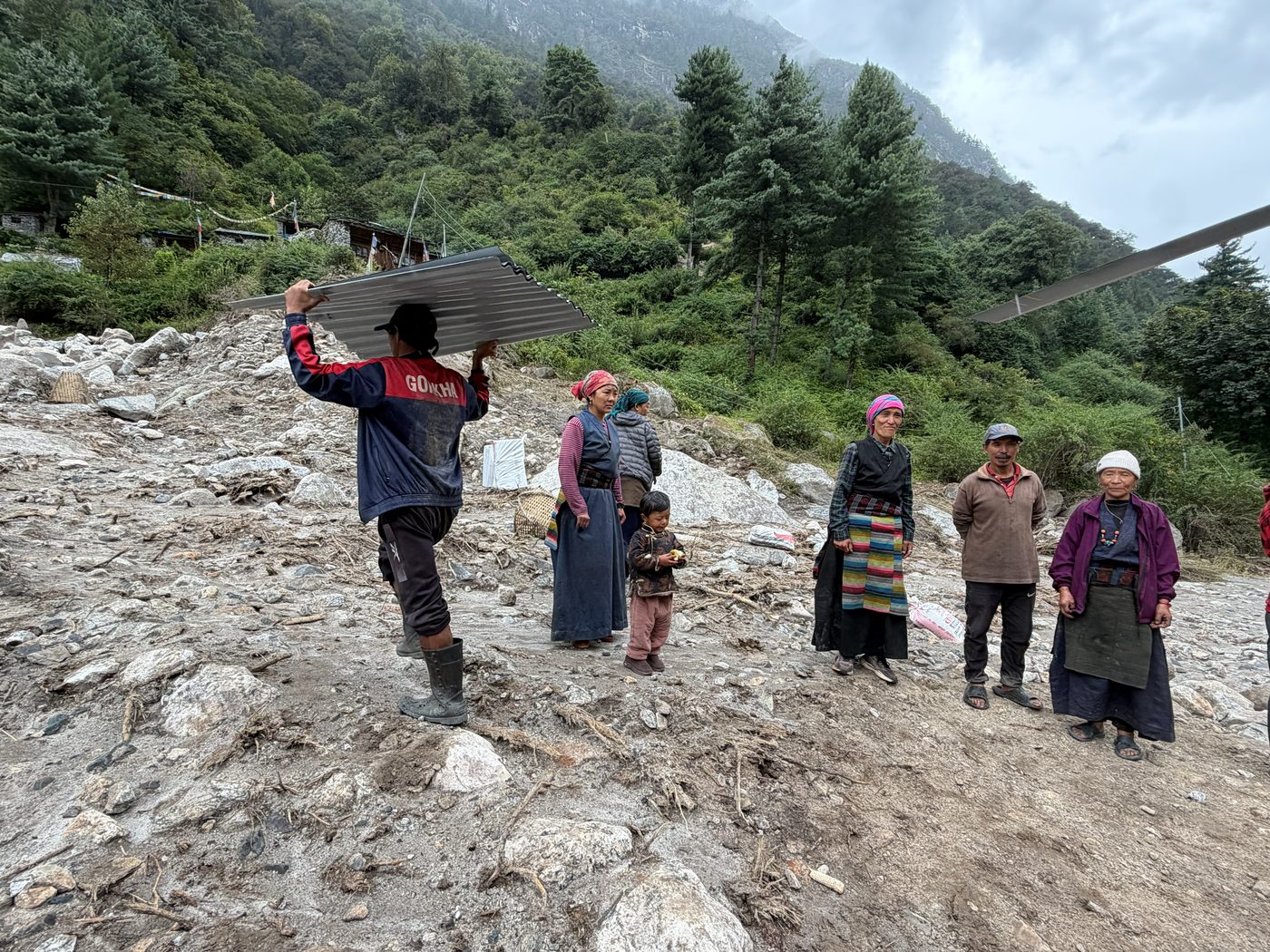 Namrung flood relief &mdash; photo 12